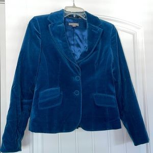 Blue “velvet” Blazer